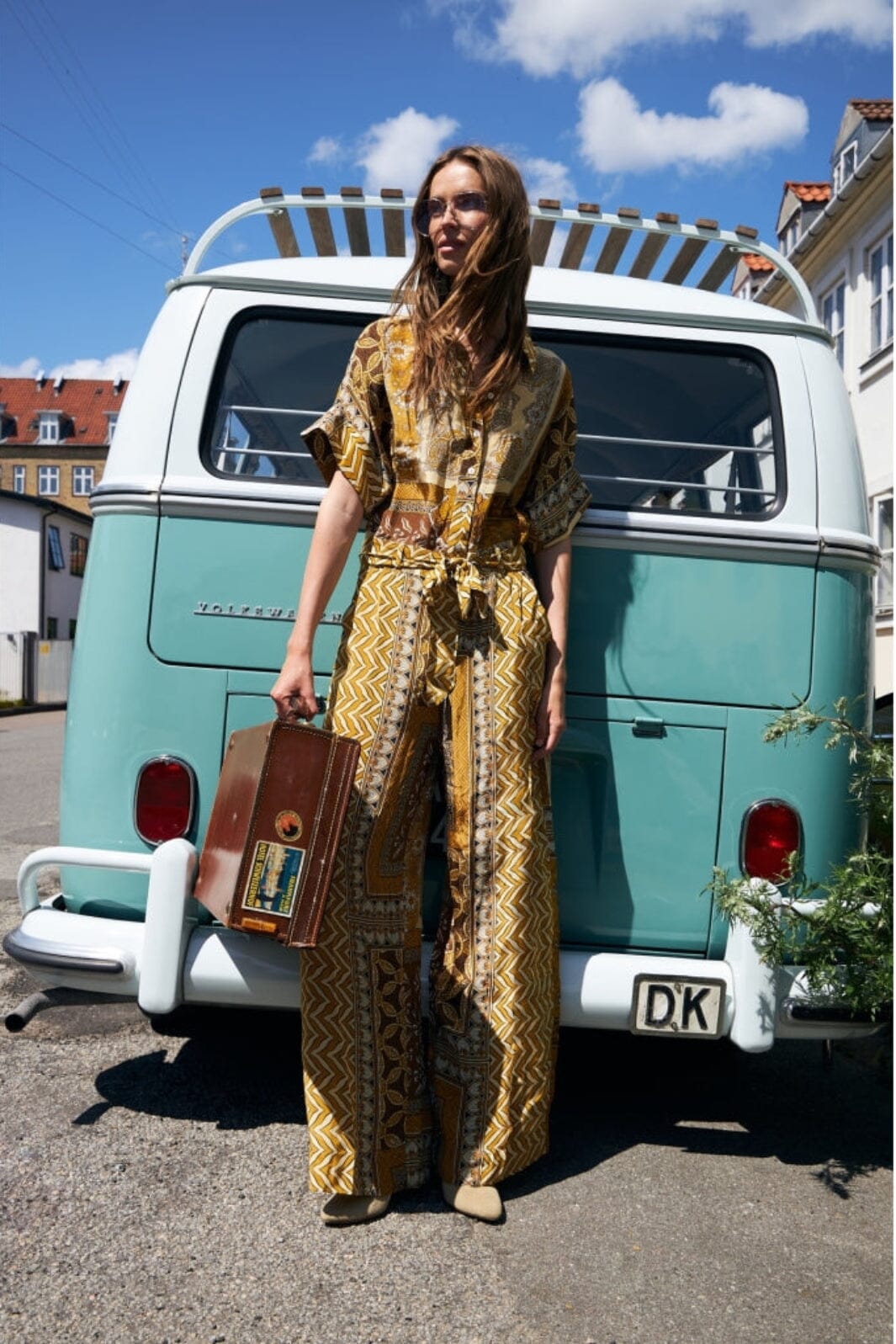 Lollys Laundry - Mathildell Jumpsuit Ss26153-4001 - 64 Graphic Print Buksedragter 