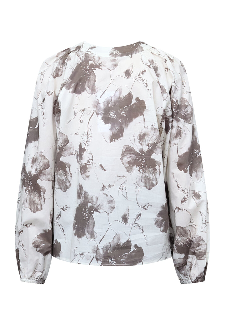 Love & Divine - Love1528 19803 - 814 - Brown Flower Bluser 