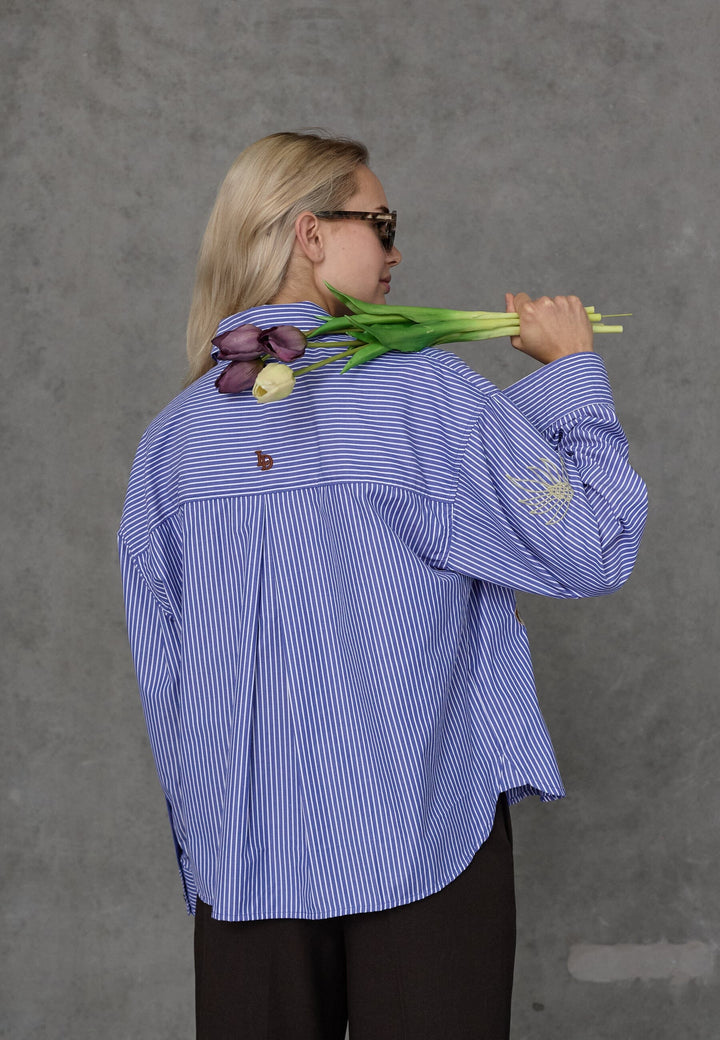 Love & Divine - Love1555-5 20282 - 832 - Blue Stripes Skjorter 