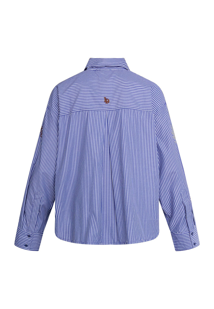 Love & Divine - Love1555-5 20282 - 832 - Blue Stripes Skjorter 