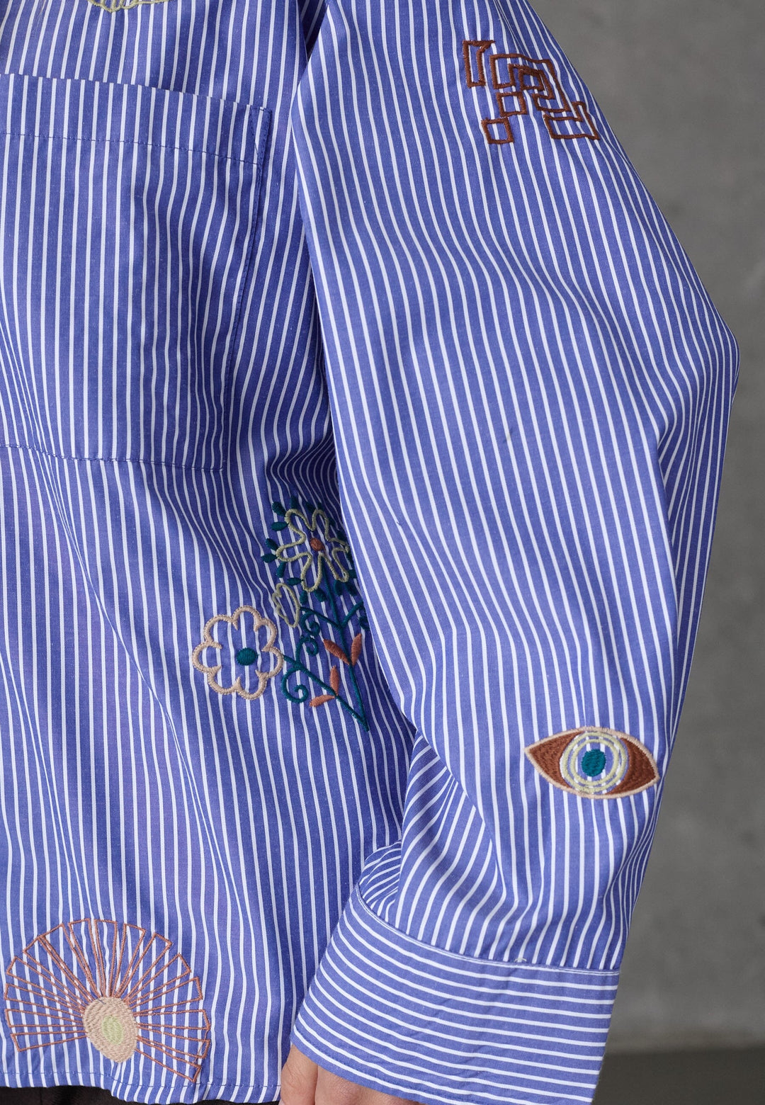 Love & Divine - Love1555-5 20282 - 832 - Blue Stripes Skjorter 