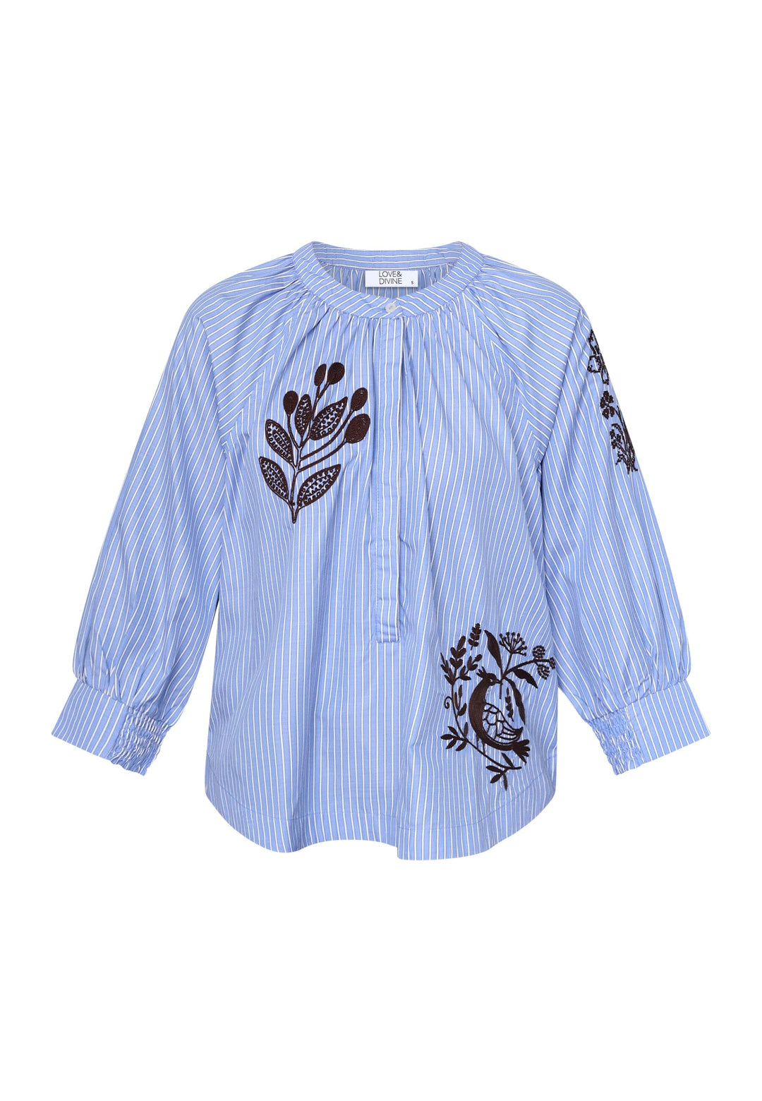 Love & Divine - Love1593-1 20280 - 831 - Blue Stripes Skjorter 