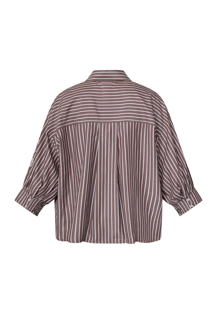Love & Divine - Love1604-3 20279 - 834 - Brown Stripes Skjorter 