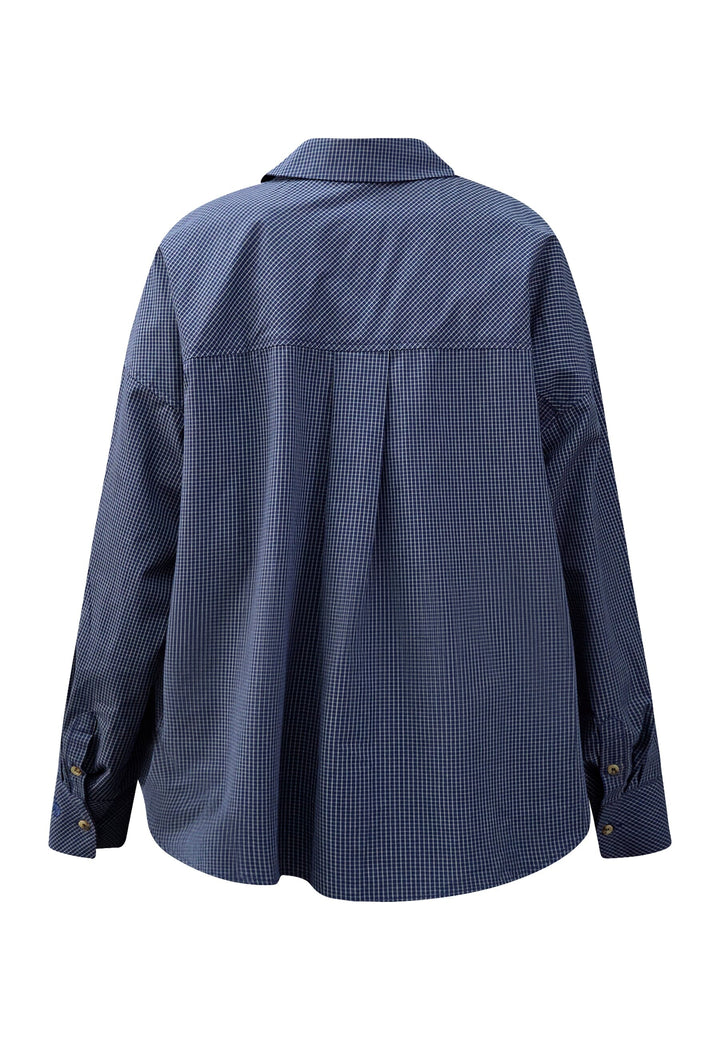 Love & Divine - Love1649-1 20496 - 843 - Navy Check Skjorter 