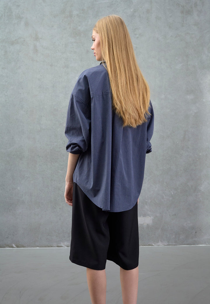 Love & Divine - Love1649-1 20496 - 843 - Navy Check Skjorter 