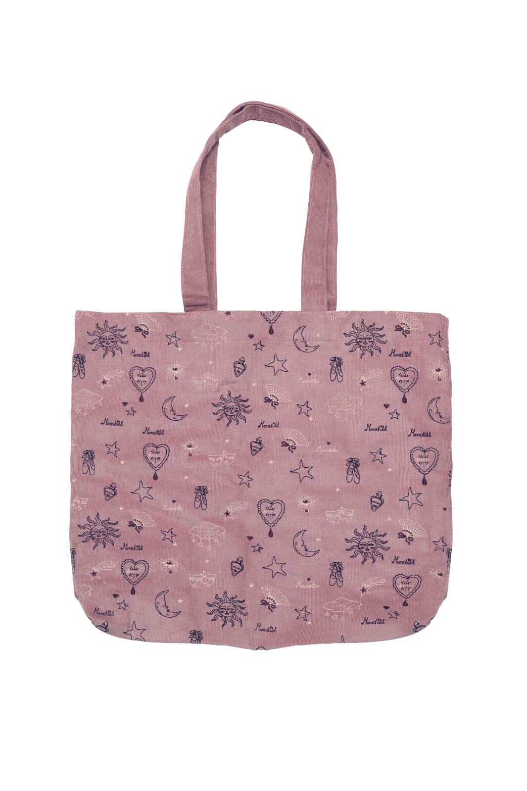 Maanesten - Magic Corduroy Totebag Purple Theatre Magic - 4102