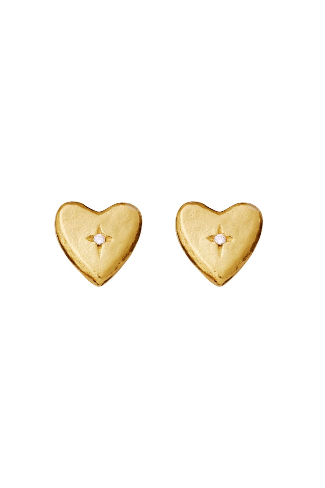 Maanesten - Tutu Earrings 9943a - 18 Ct Gold Plated 925 Sterling Silver