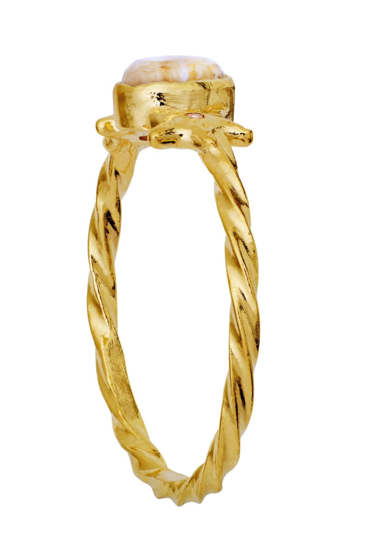 Maanesten - Ula Ring 4821a - Coated With 18k Gold.