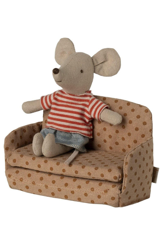 Maileg - Sofa Seng, Mus - Prikker - Mouse Furniture Legetøj 