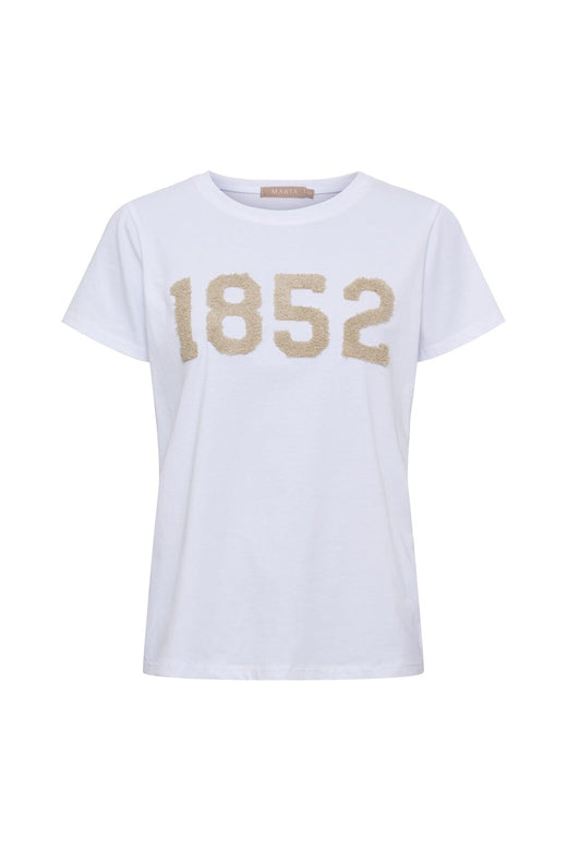 Marta Du Chateau - Mdcalvera Tee 84275-1852 - White/Beige