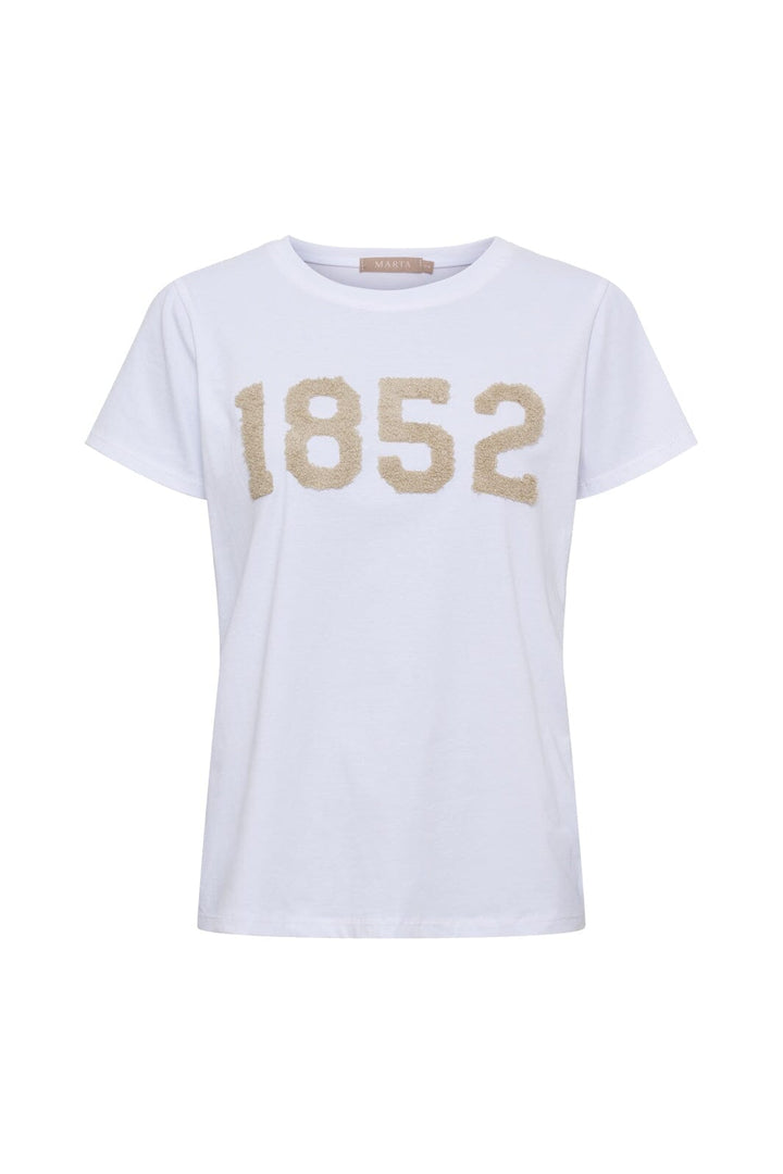 Marta Du Chateau - Mdcalvera Tee 84275-1852 - White/Beige