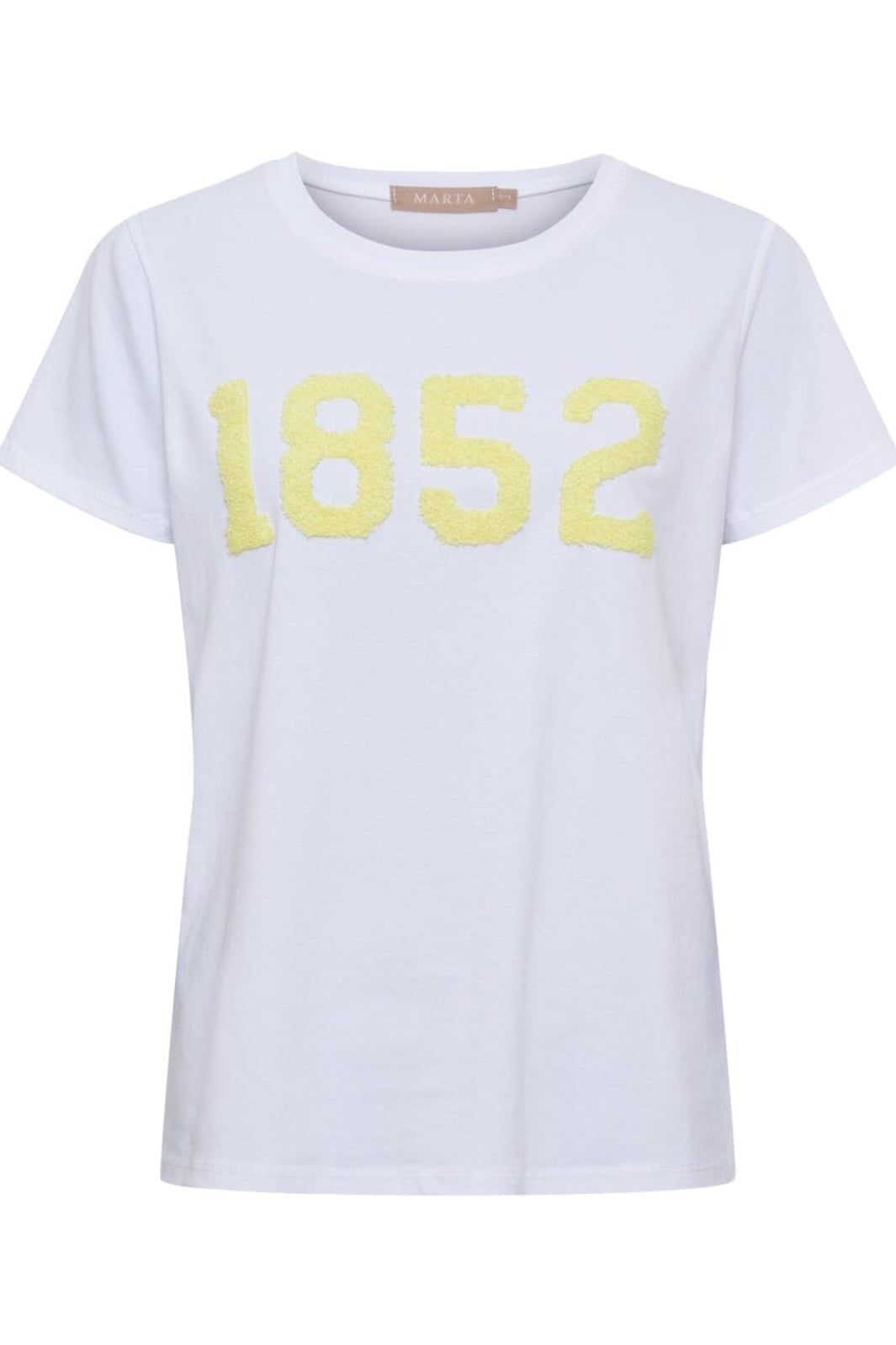 Marta Du Chateau - Mdcalvera Tee 84275-1852 - White/Yellow