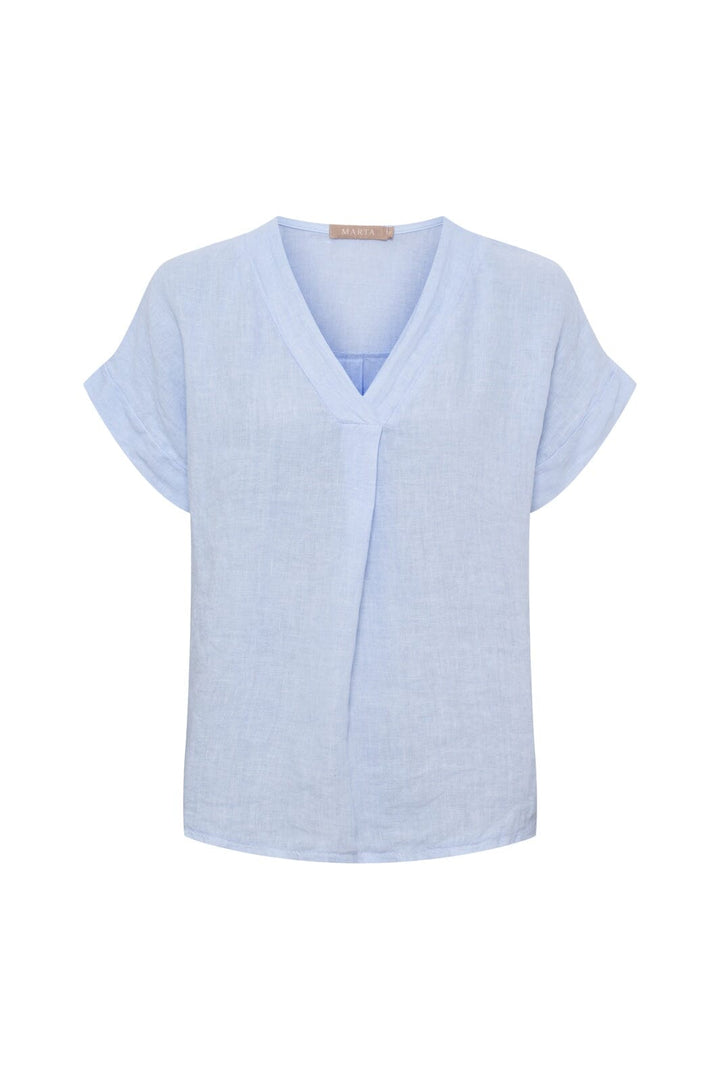 Marta Du Chateau - Mdcbellissima Blouse 86520 - Cielo
