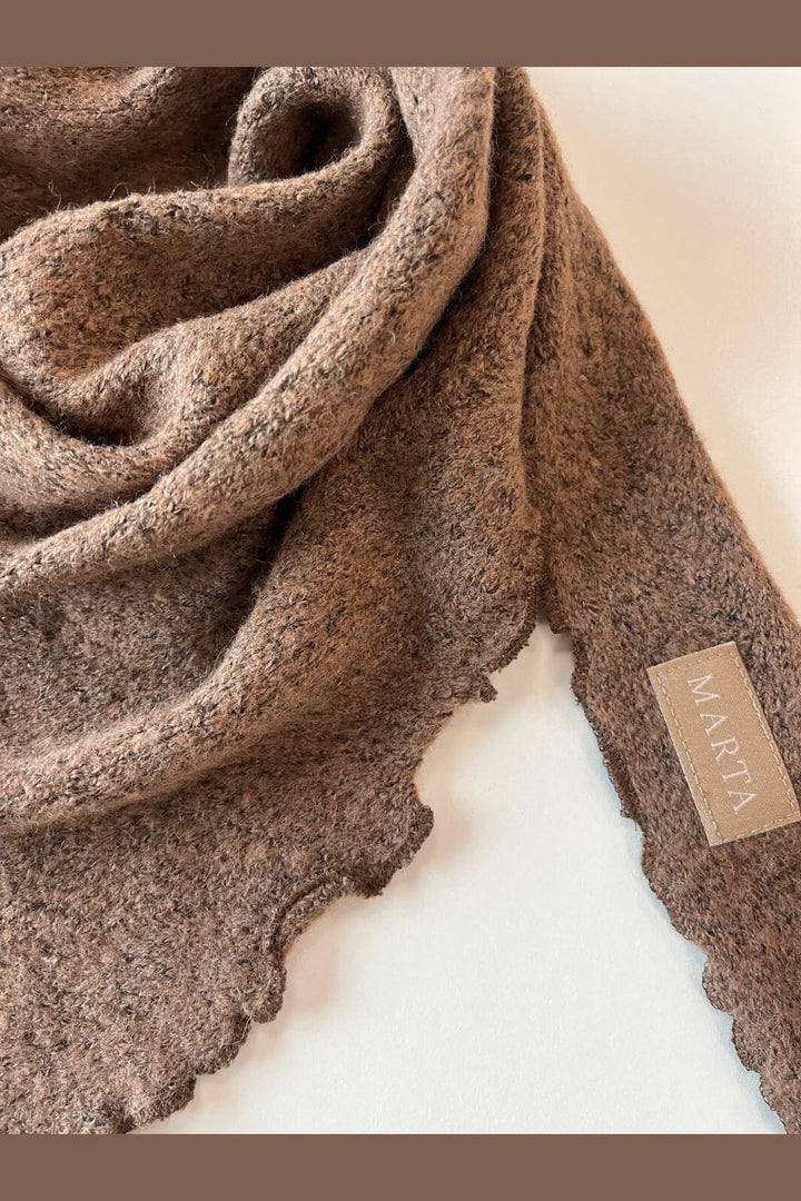 Marta Du Chateau - Mdcbibby Scarf T1369-BA - Brown