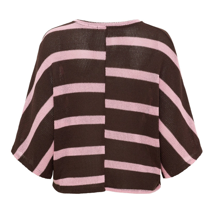 Marta Du Chateau - Mdccascade Knit 58678 - Moro/Pink Strikbluser 