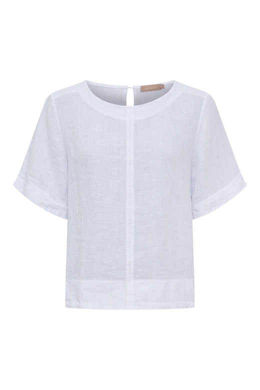 Marta Du Chateau - Mdcceyla Top TC268010 - Optical White