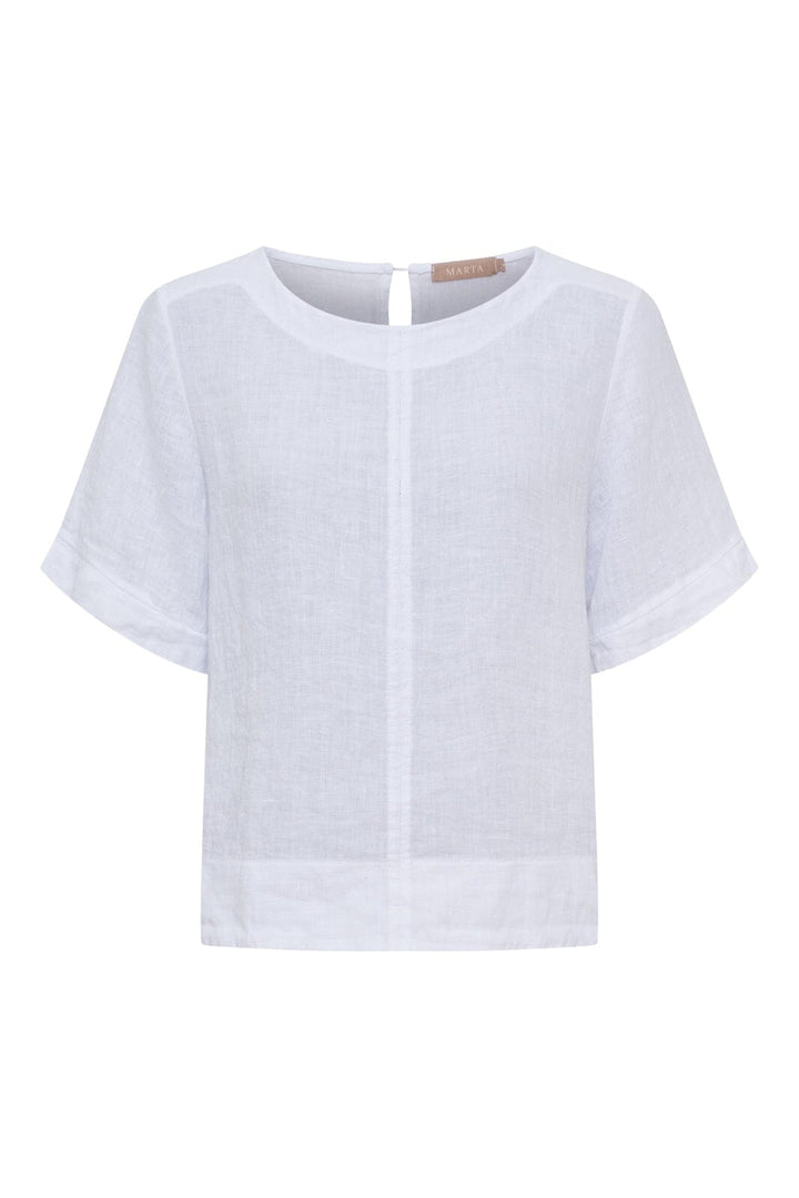 Marta Du Chateau - Mdcceyla Top TC268010 - Optical White