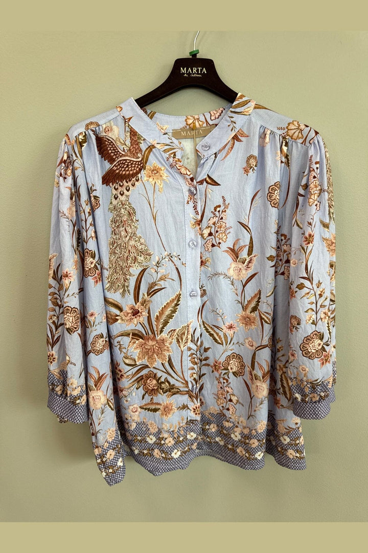 Marta Du Chateau - Mdcdestiny Blouse 8044 - Celeste3142Tps