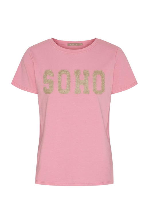 Marta Du Chateau - Mdcherdis Tee 84275 - Rosa Barbie/Beige