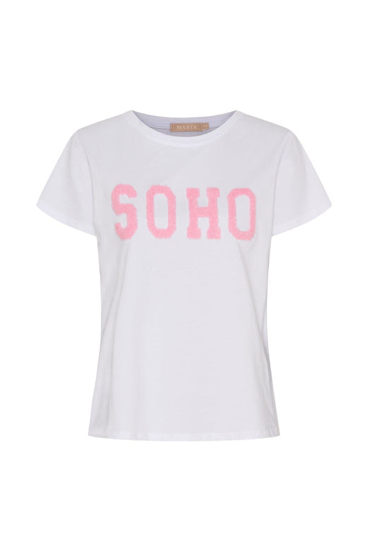Marta Du Chateau - Mdcherdis Tee 84275 - White/Baby