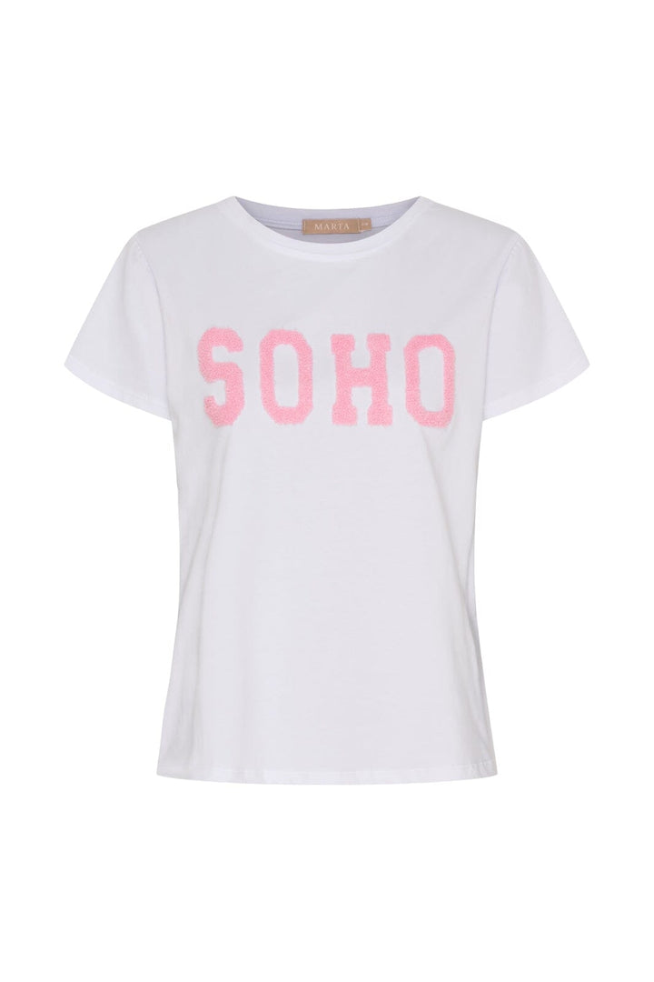 Marta Du Chateau - Mdcherdis Tee 84275 - White/Baby