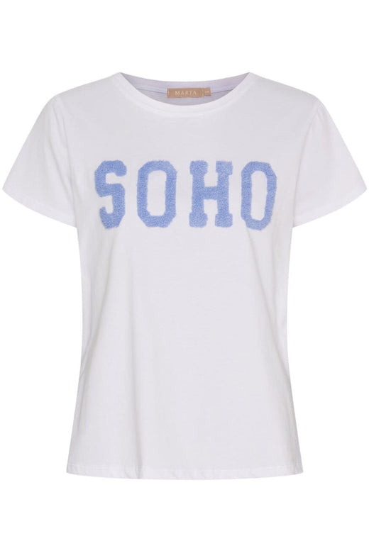 Marta Du Chateau - Mdcherdis Tee 84275 - White/Sky