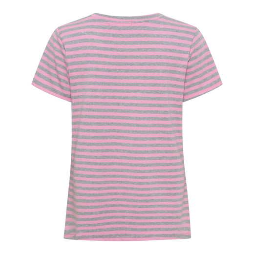 Marta Du Chateau - Mdchertha Tee 84275-1852S - Pink/Grey T-shirts 