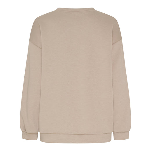 Marta Du Chateau - Mdchibiscus Sweatshirt 22659 - Beige New Sweatshirts 