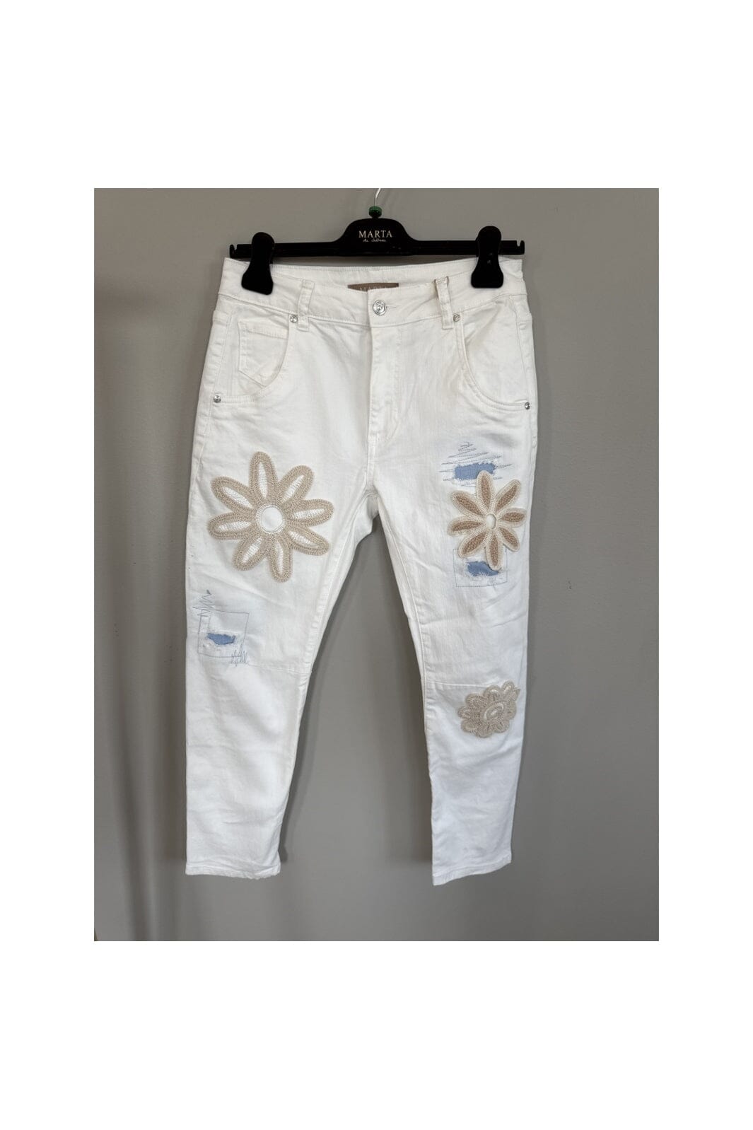 Marta Du Chateau - Mdciscah Jeans SW1899 - White