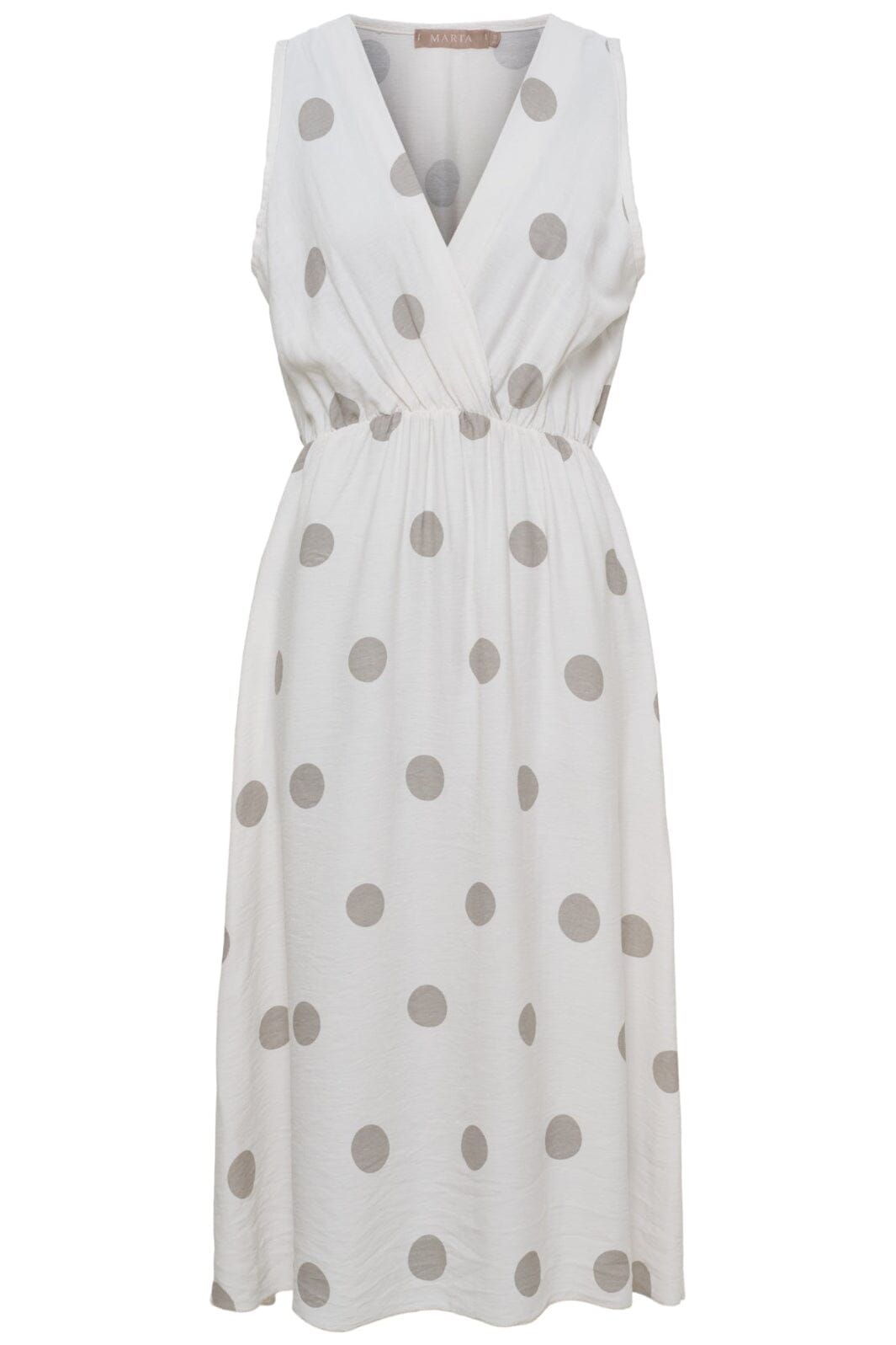 Marta Du Chateau - Mdclinetta Dress 23126 - Beige Kjoler 
