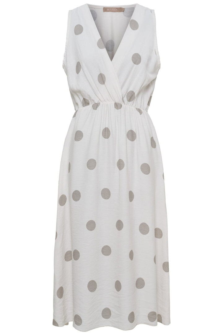 Marta Du Chateau - Mdclinetta Dress 23126 - Beige Kjoler 