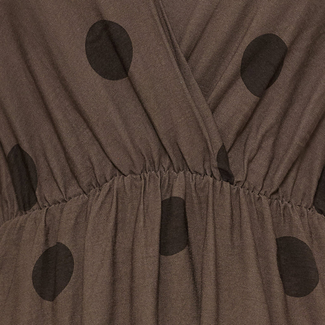 Marta Du Chateau - Mdclinetta Dress 23126 - Brown Kjoler 