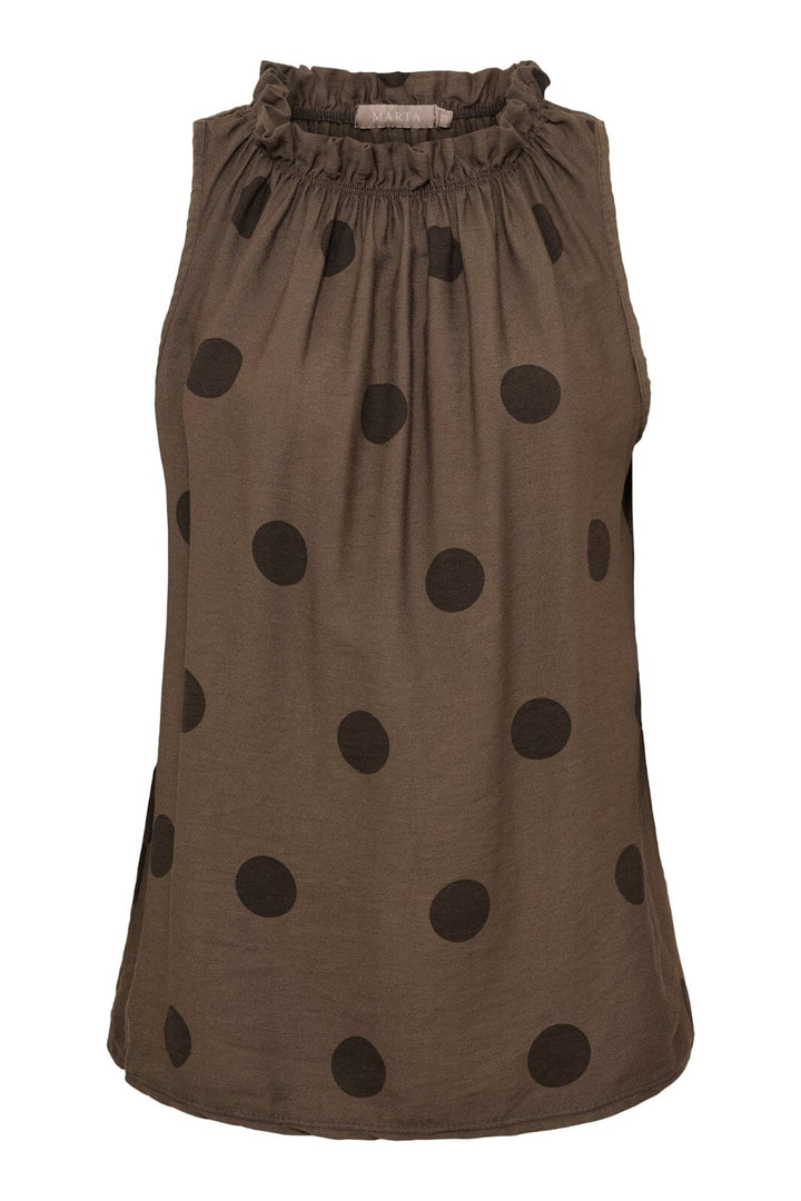 Marta Du Chateau - Mdclucina Top 2319 - Brown Toppe 