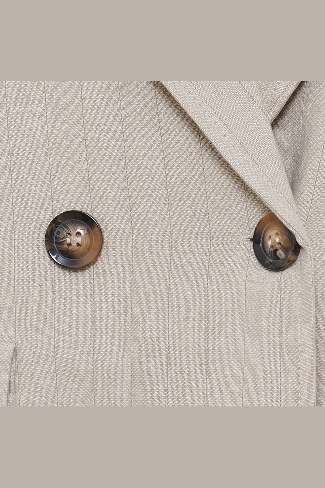 Marta Du Chateau - Mdcmarissa Blazer 8232 - Beige Stripe