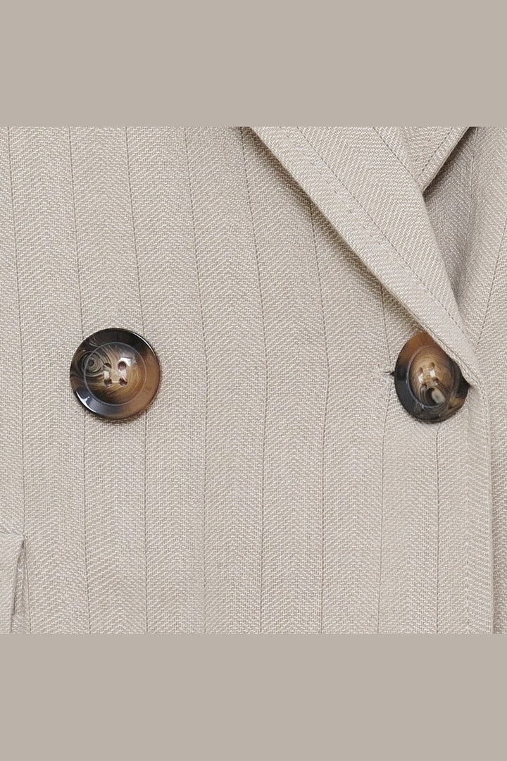 Marta Du Chateau - Mdcmarissa Blazer 8232 - Beige Stripe