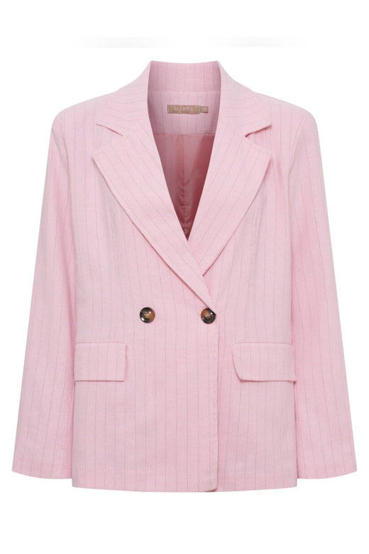 Marta Du Chateau - Mdcmarissa Blazer 8232 - Pink Stripe