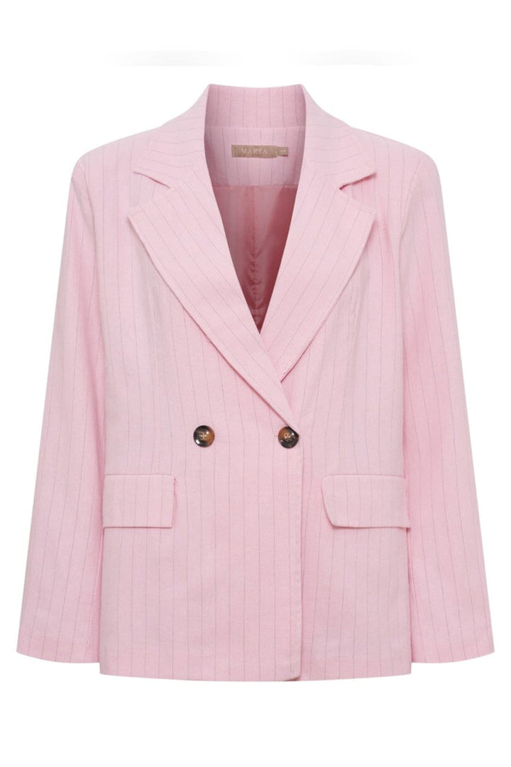 Marta Du Chateau - Mdcmarissa Blazer 8232 - Pink Stripe