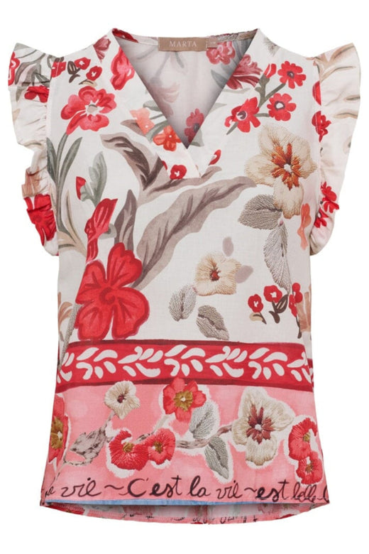 Marta Du Chateau - Mdcmarita Shirt 85573 - Red