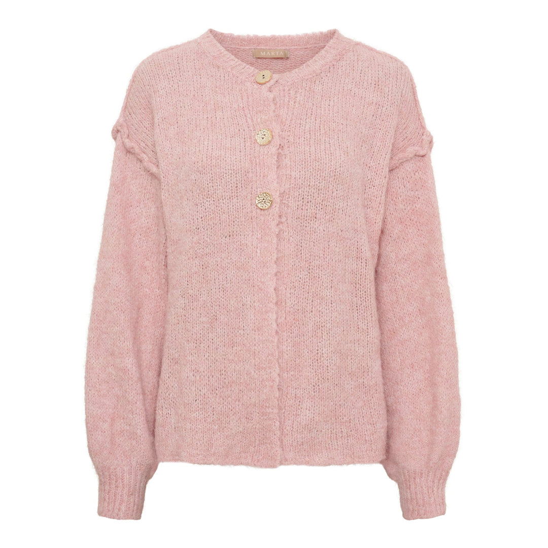 Marta Du Chateau - Mdcnovella Knit 9735 - Rosa Strikbluser 