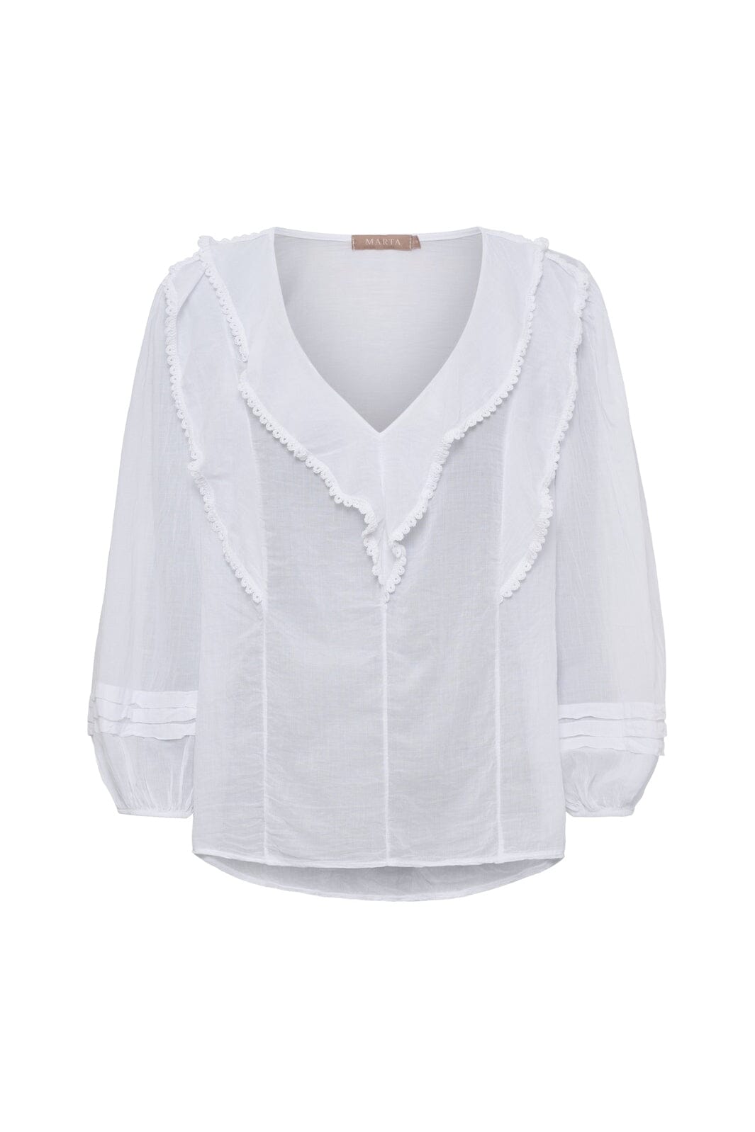 Marta Du Chateau - Mdcrosamaria Blouse TC68179 - White
