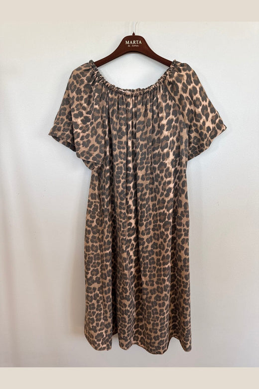 Marta Du Chateau - Mdcsarai Dress 26153 - Camello Leo