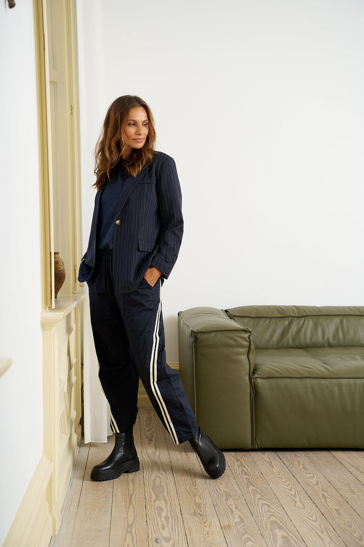 Marta Du Chateau - Mdcseashell Pants 266331 - Navy4 Bukser 