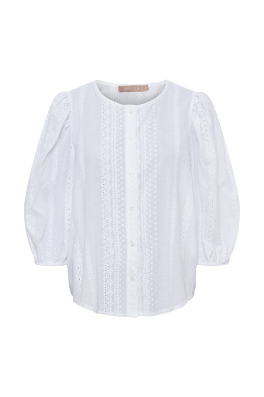Marta Du Chateau - Mdcvalessia Blouse 58136M - White