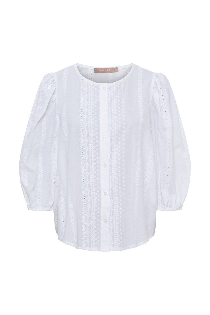 Marta Du Chateau - Mdcvalessia Blouse 58136M - White