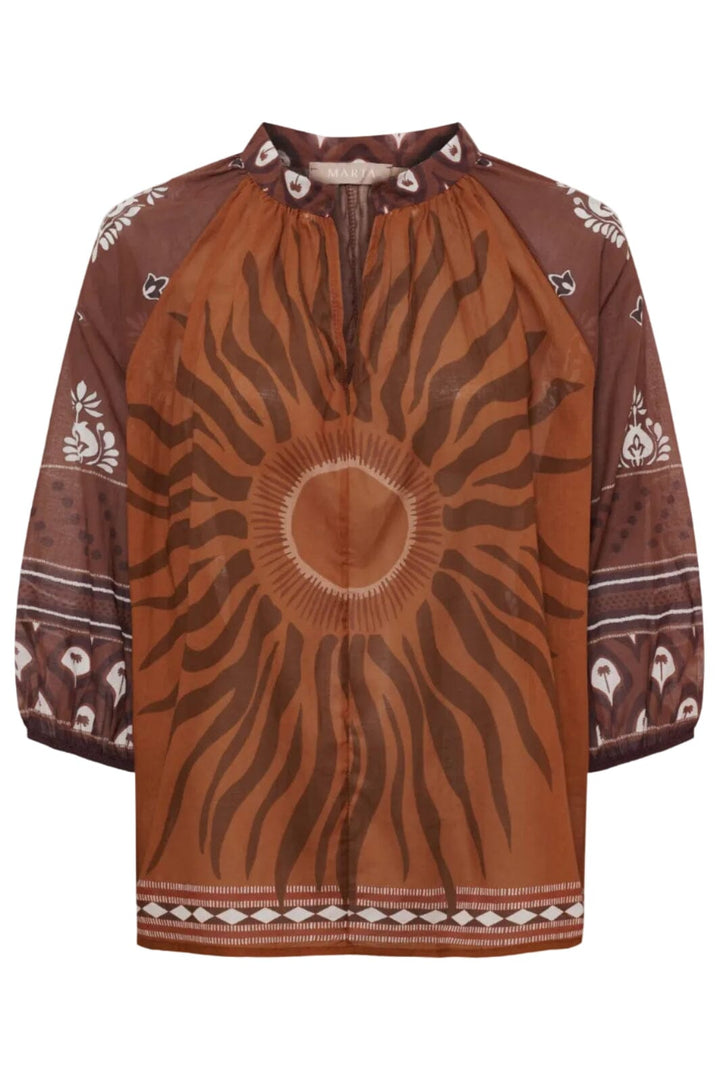 Marta Du Chateau - Mdcvaloria Shirt 68281 - Brown Skjorter 
