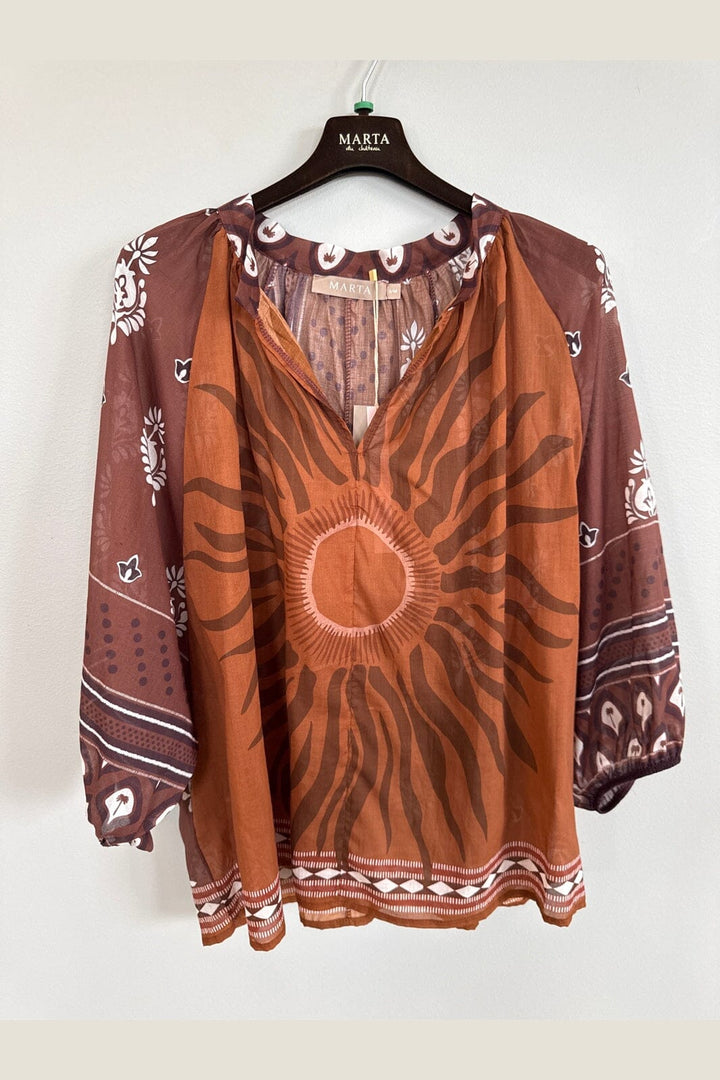 Marta Du Chateau - Mdcvaloria Shirt 68281 - Brown