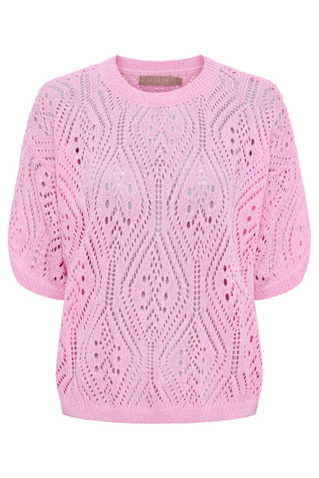 Marta Du Chateau - Mdcvina Knit 6592 - Pink Strikbluser 
