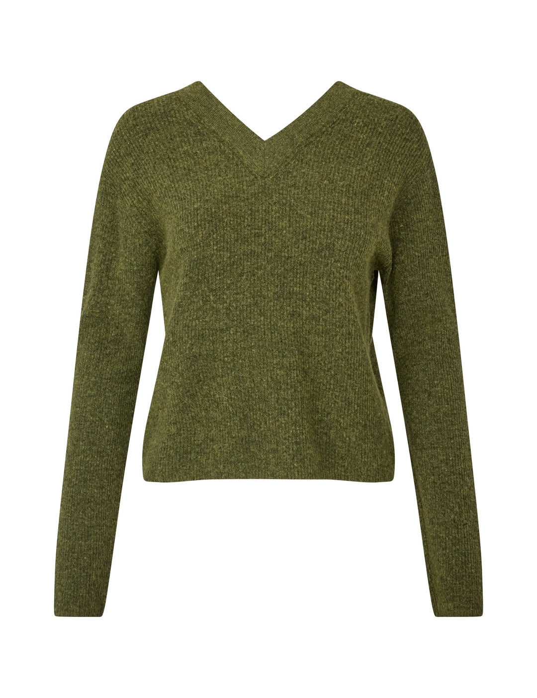 MbyM - Asato V-M 64921292 - Y50 - Warm Olive Melange Strikbluser 