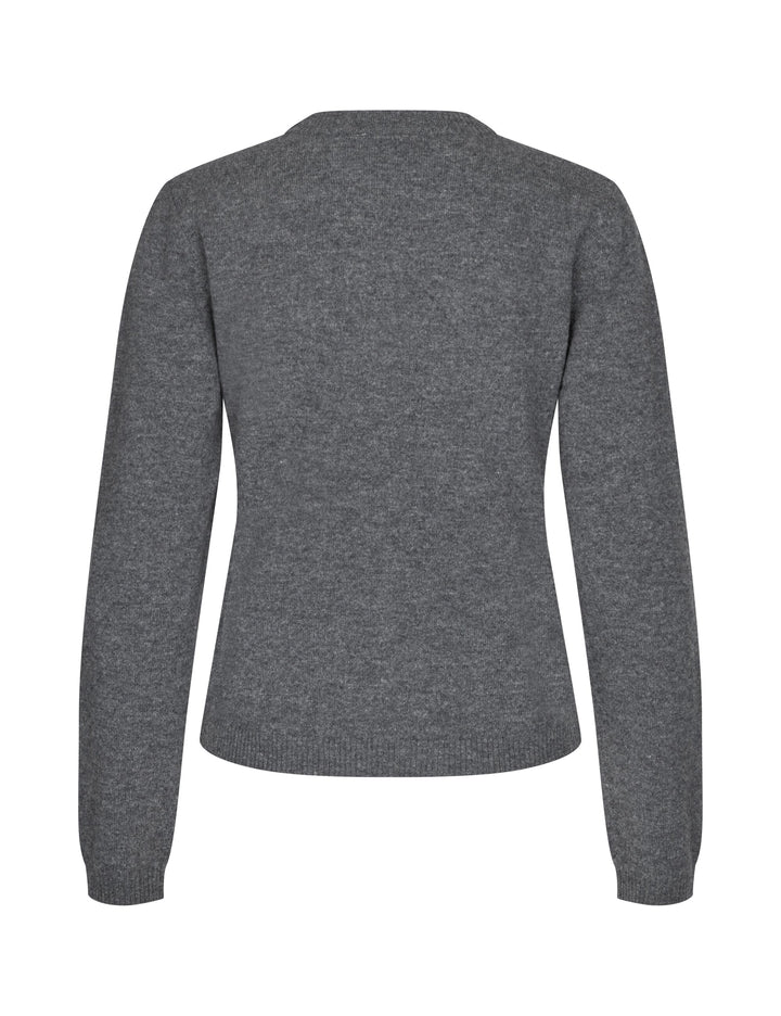 MbyM - Christin-M 63930981 - 671 - Dark Grey Melange Strikbluser 