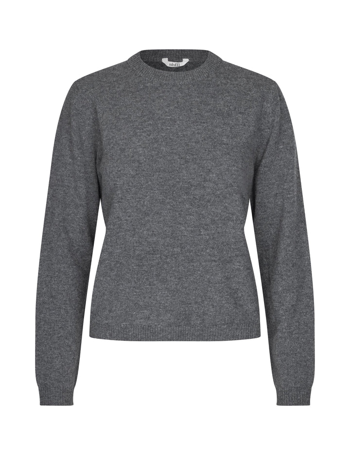 MbyM - Christin-M 63930981 - 671 - Dark Grey Melange Strikbluser 